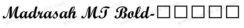 Madrasah MT Bold字体转换